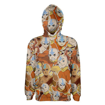 Avatar: La Leyenda de Aang Avatar: The Last Airbender Aang Sudadera Estampada Unisex